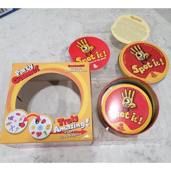 Spot It! Party Card Game! 7 & Up, 2 to 8 Players 2016 Complete - Picture 5 of 5